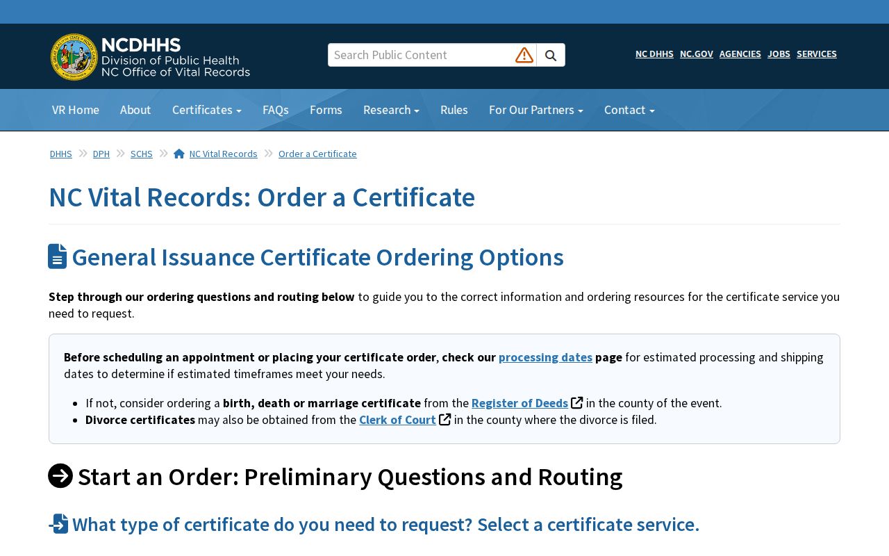Goldsboro residents directory North Carolina vital records order options