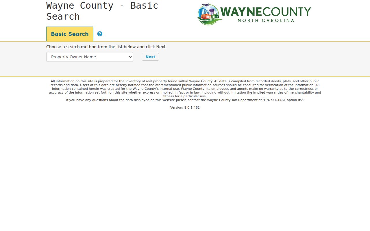 Goldsboro residents directory Wayne County property search gateway